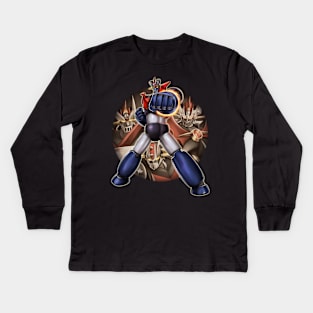 SUPER ROBOTO Kids Long Sleeve T-Shirt